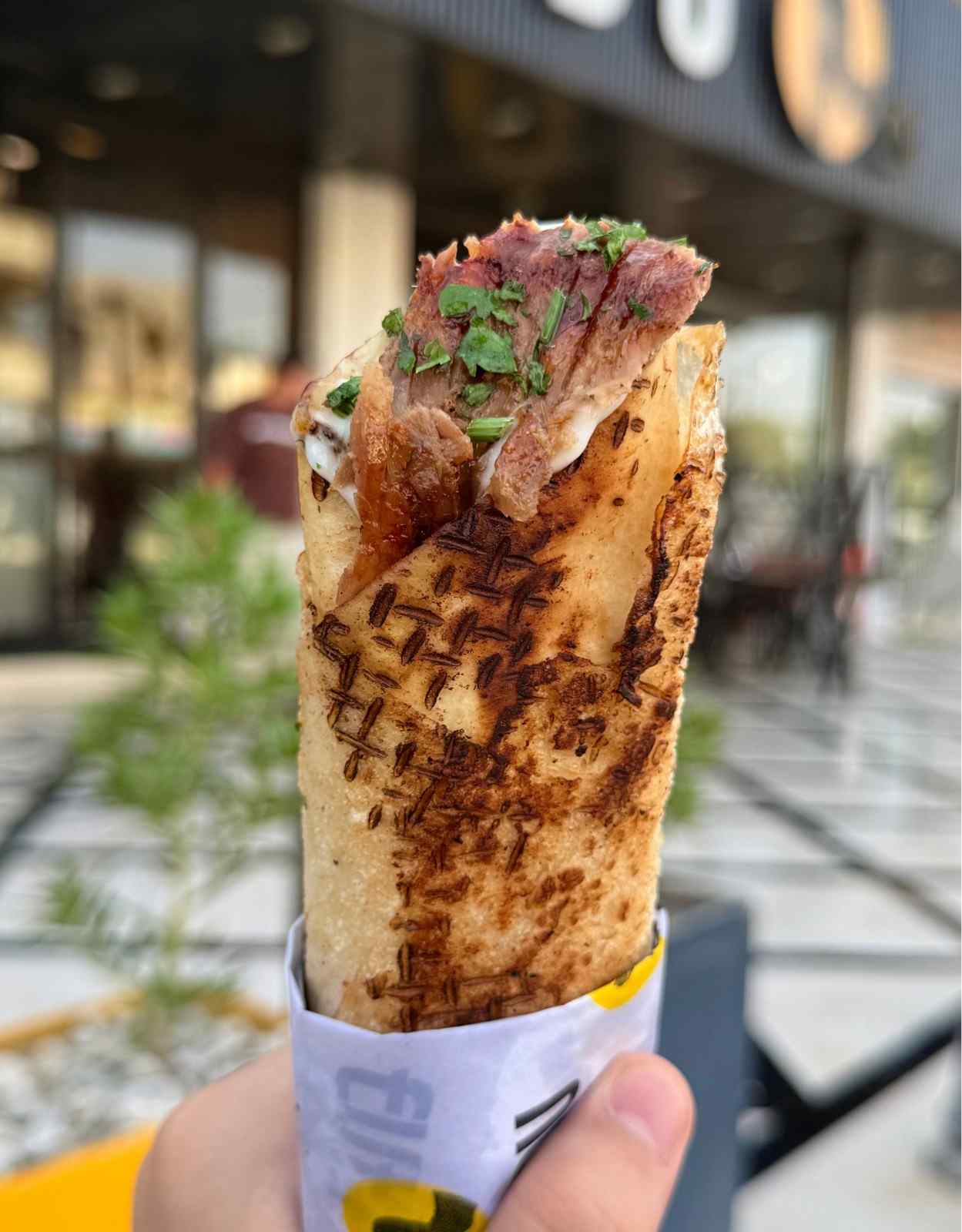 صاج شاورما لحم