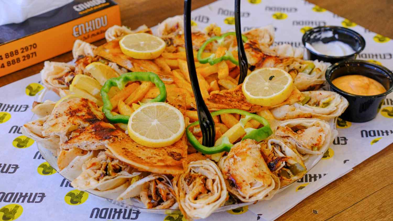 وجبة شاورما دجاج عائلية